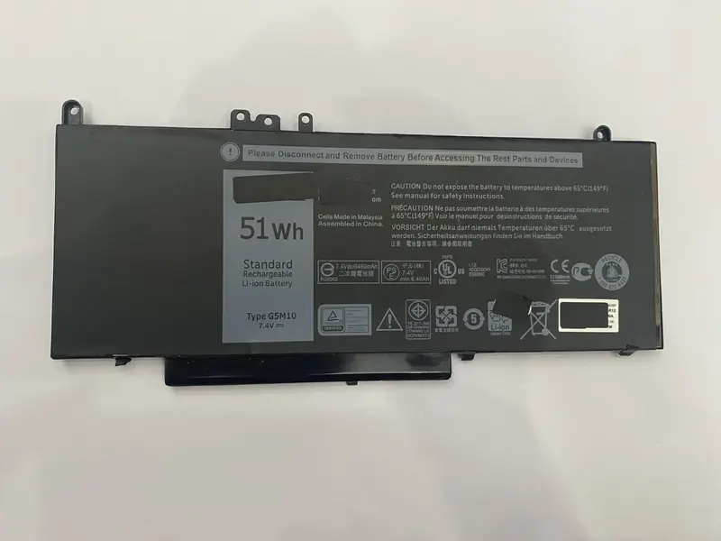 Pin Laptop Latitude E5250 E5270 8V5GX E5550 E5450 - 51Wh  Pin G5M10 4