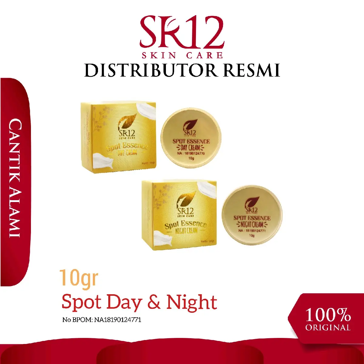Cream spot sr12 Cream Penghilang Flek hitam dan Bintik Hitam Mencerahkan