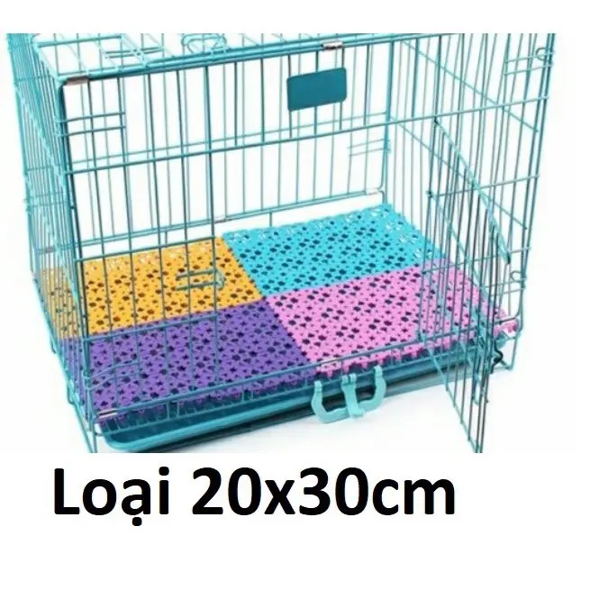 Tấm Lót Sàn Chống Lọt Chân Cho Thú Cưng - Lót Sàn Nhựa Dẻo Không Lo Bị Gãy - Tấm Lót Đa Năng 30x30cm, 20x20cm 2
