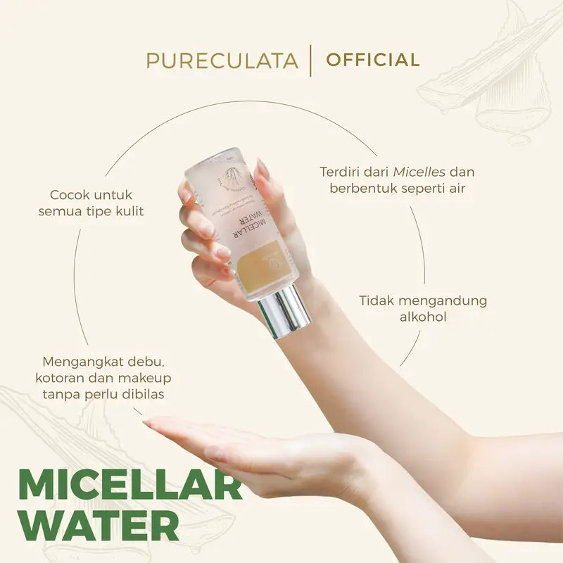 Micellar Water - All in One Cleanser | PURECULATA 2
