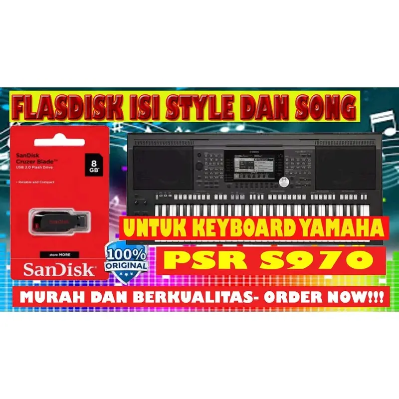 FLASDISK STYLE SONG KEYBOARD YAMAHA PSR S970 TERBARU 0