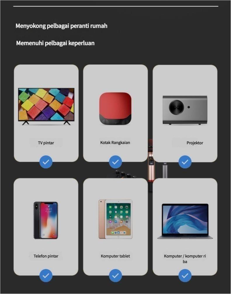 Product Introduction of High-Quality Sound Card, Dual Microphone, Suitable for Home and Car Karaoke, Wireless Microphone, Bluetooth Speaker, Microphone Set, Dual Car and Home Use, Singing and Speaker 8