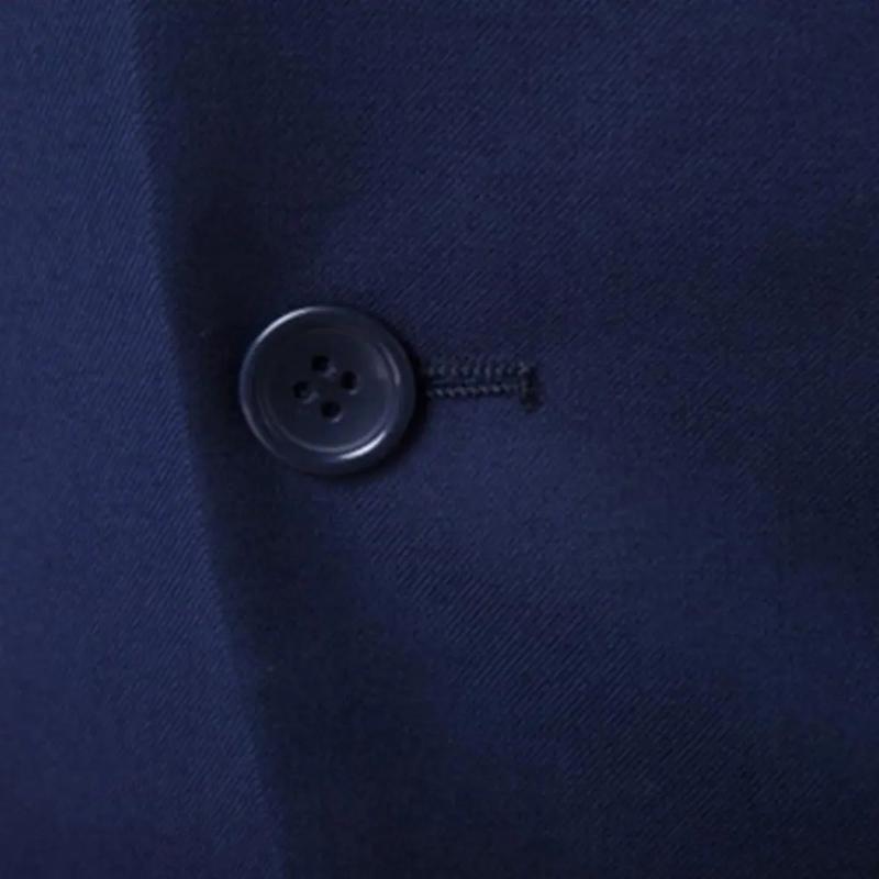 Product Introduction of Benferry 2 pcs/set plus size men solid color long sleeve lapel slim button business suit Menswear Overalls Pants Smooth Straight Stylish 31