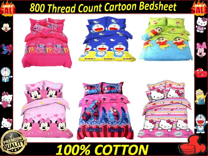 4 in 1 800TC QUEEN Cadar Bergetah sekeliling! 100% cotton Bedsheet Set / 800 Threadcount High Quality Fitted Bedsheet Cadar Murah Hebat 4-in-1 Queen / 800TC Kain Tebal Cadar Bergetah Keliling!4 in 1 Queen Premium Cotton Bedsheet Cadar Berkualiti ( MQC )