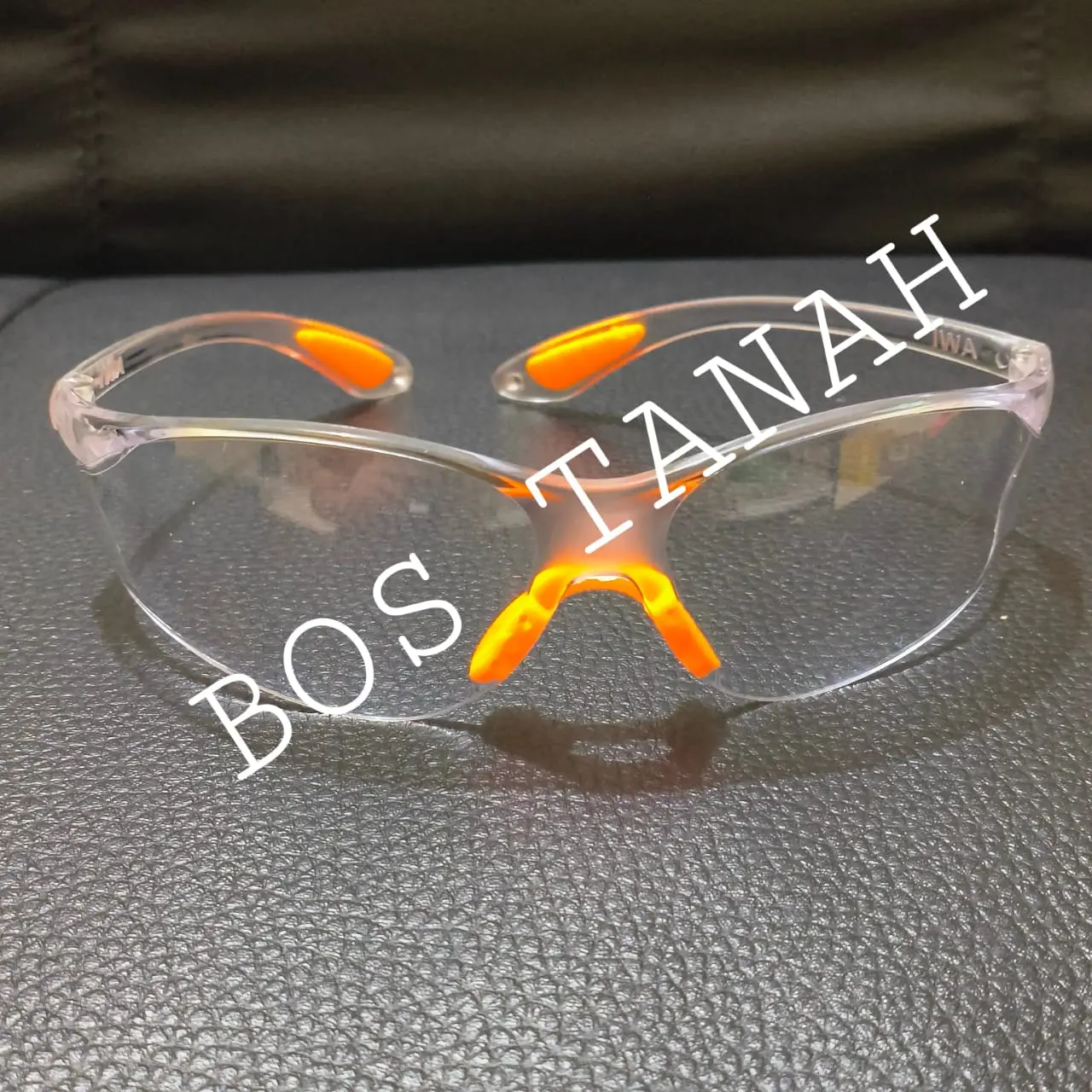 Kacamata bening kerja proyek safety fashion Clear Glasses Goggle