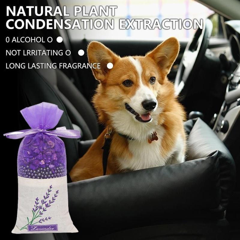 Product Introduction of Lavender Sachet, 8 Counts/set Portable Odor Absorber Sachet, Air Freshener for Home  Car Closets Drawers Office 8