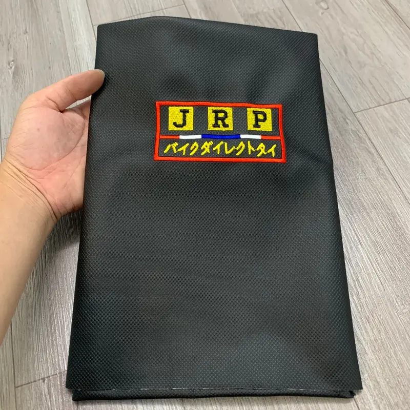 Da yên thêu JRP Đen gắng nhiều dòng xe, bộc yên xe máy 4