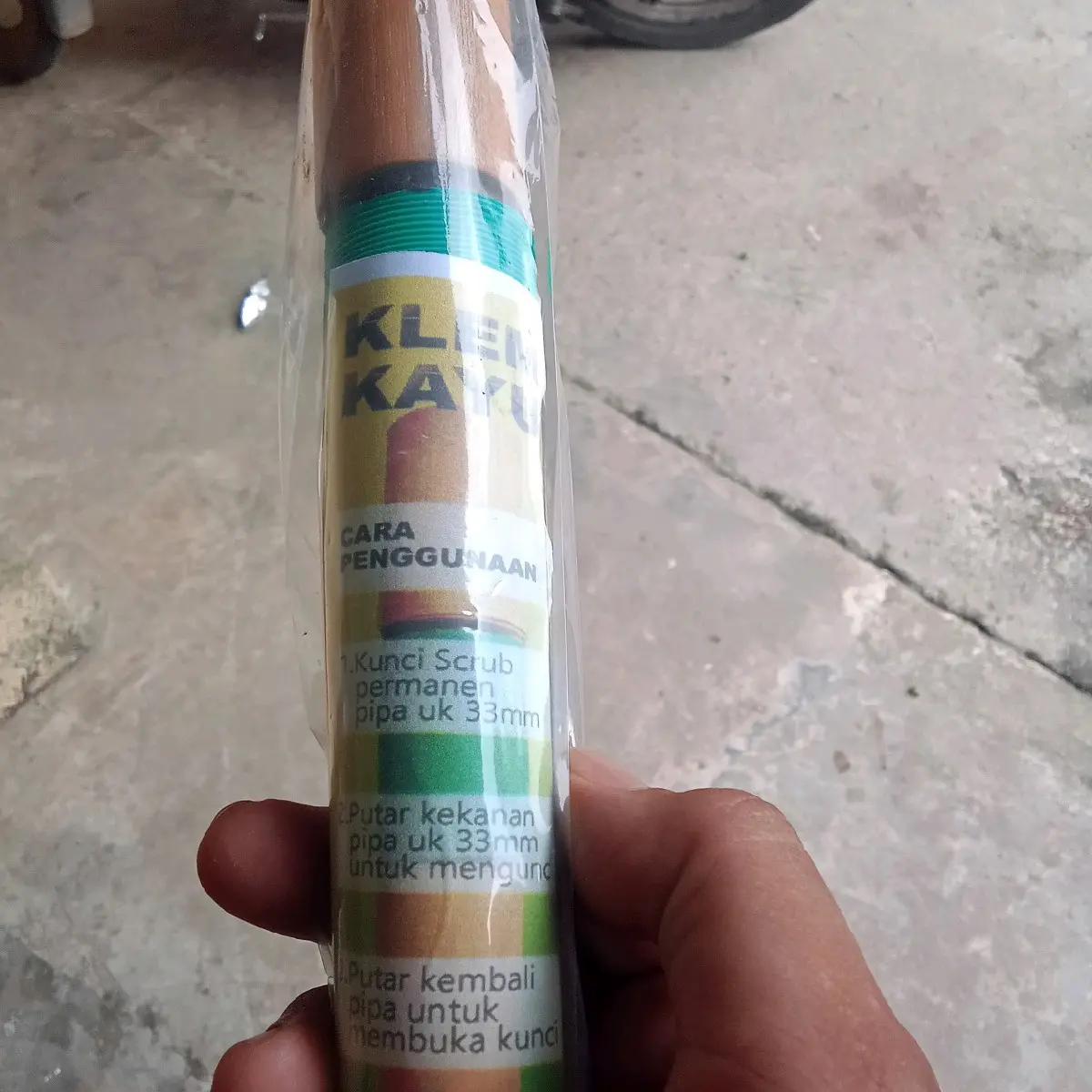 klem kayu putar asli (COD)