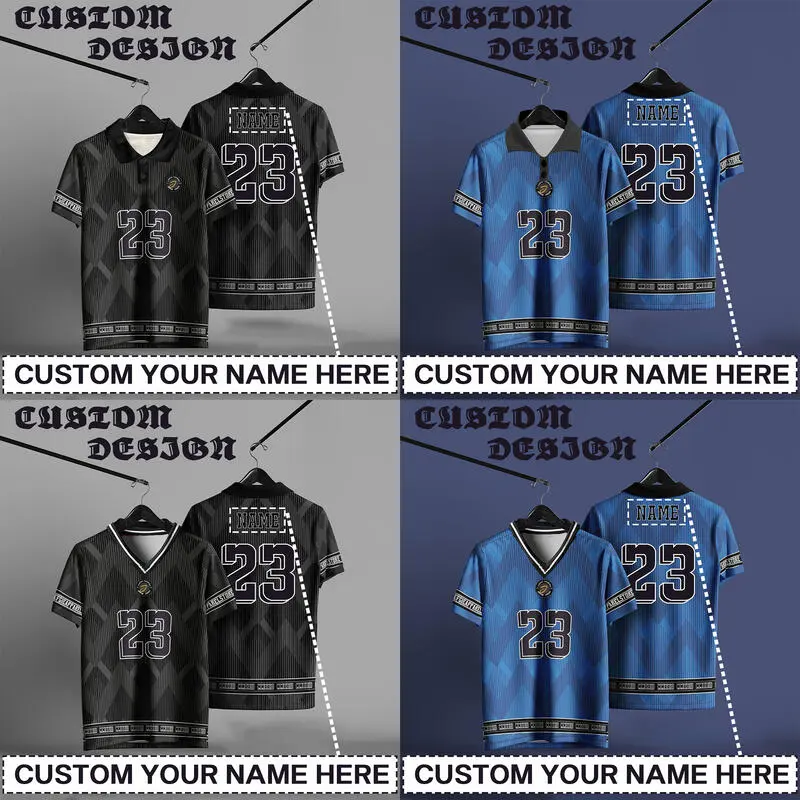 2024 - Customized sports jerseys, free name and number printing, unisex style