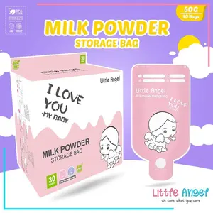 KANTONG SUSU BUBUK BAYI SUFOR PLASTIK SUSU FORMULA BABY MILK POWDER Storage Bag ORI 30pcs ASI COD Blue Pink