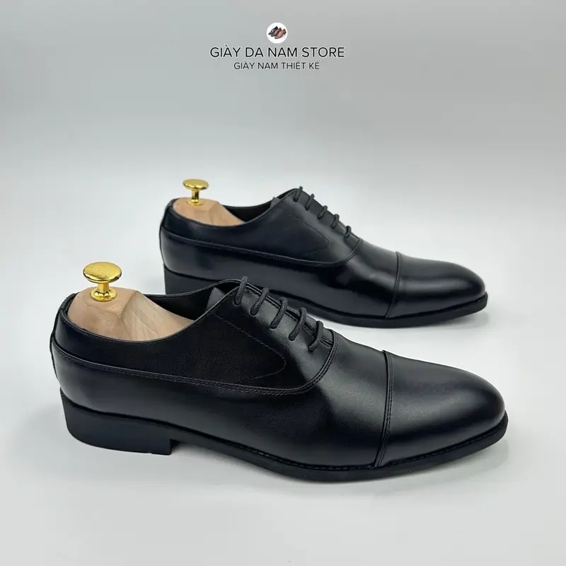 Giày Tây Nam - Giày Tây Oxford Công Sở Da Bò Nhập Khẩu - Đế Cao Su Khâu - Bảo Hành 12 Tháng 3