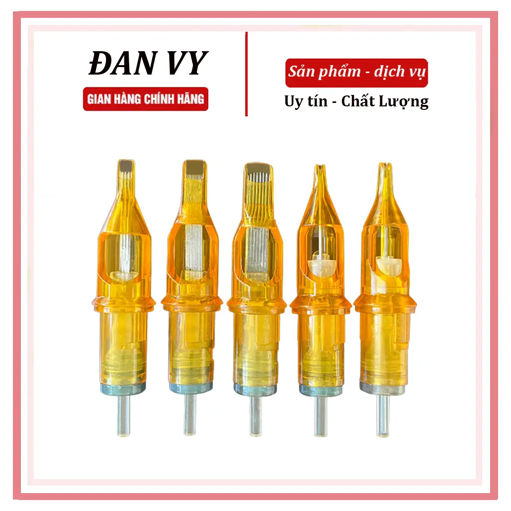 Kim máy pen vàng SHUNGDI lắp được tất cả các loại máy pen phun xăm môi mày
