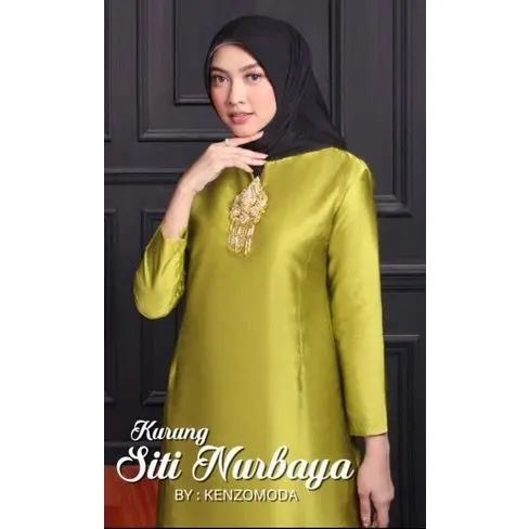BEST SELLER//REALPICT ATASAN KEBAYA TUNIK TAFETA//TUNIK TAFETA FATIMAH//ATASAN TUNIK PADANG Polos Wanita 1