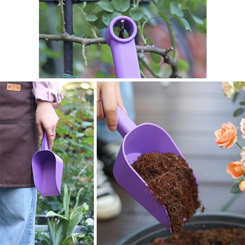 Product Introduction of Practical Thickened Soil Scoop Plastic Ergonomic Flower Shovel Multifunctional Lightweight Garden Hand Shovel 13