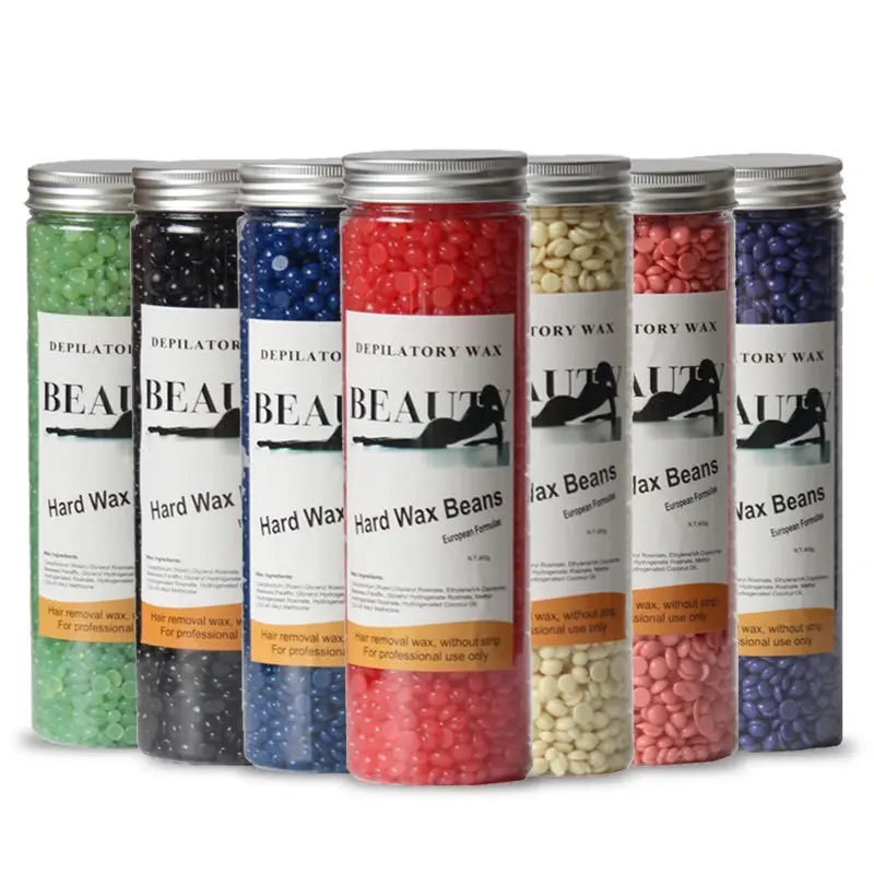 Sáp tẩy lông, 400g, Hạt sáp cứng, Bộ sáp, Viên sáp, Thích hợp để tẩy lông, Sáp tẩy lông 4