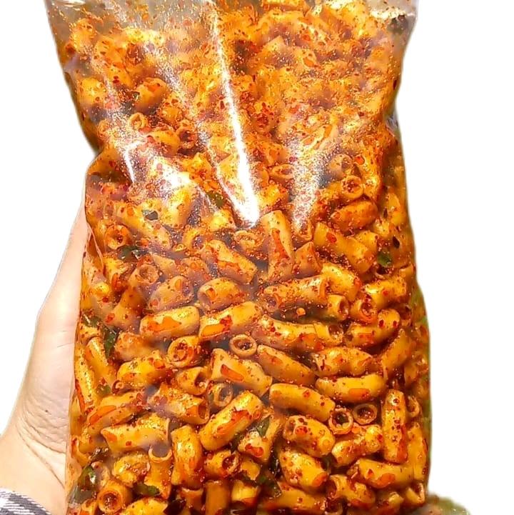 seblak Makaroni bantat pedas daun jeruk 500 gram Cemilan Food Chips 3
