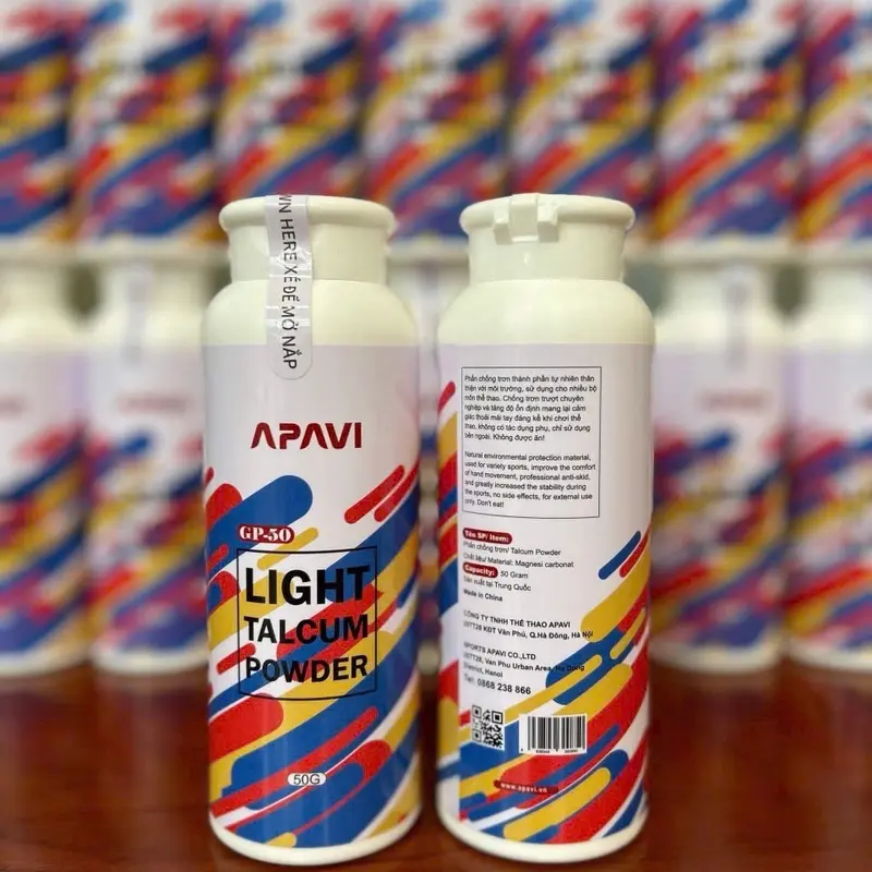 Phấn chống trơn APAVI loại to cầu lông ( 50g) tăng độ bám tay và thấm hút mồ hôi Vợt Sport Cán Vợt Vợt Cầu Lông quấn cán vợt 4