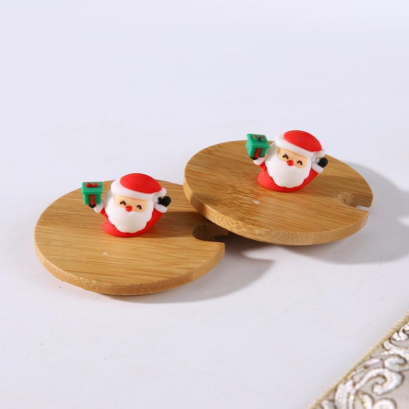 Product Introduction of Christmas Gift Santa Claus Mug with Cover Spoon Good-looking Ceramic Cup Practical Gift travel  water Drinkware Tumbler Reusable Washable Coffee Drink Reuse Drinkware Tumbler 26