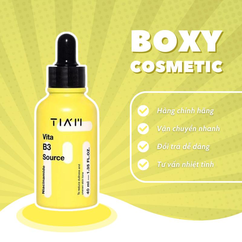 Serum TIA'M Vita B3 Source Serum 40ml Hỗ Trợ Dưỡng Trắng Da Hỗ Trợ Phục Hồi Làm Đẹp Da