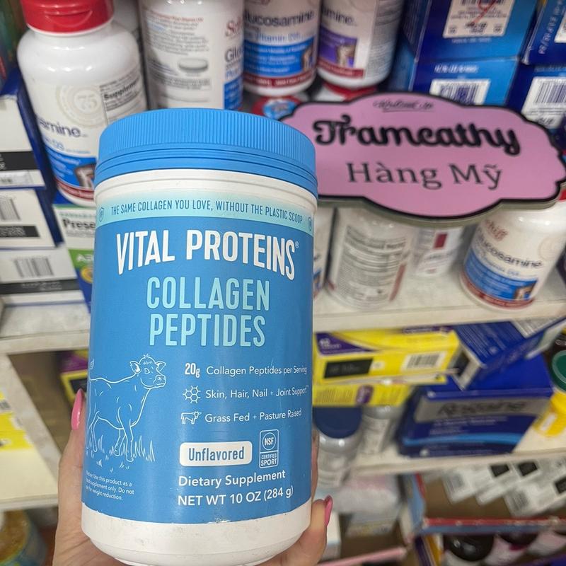 Bột Pha uống Vital Proteins Collagen Peptides Unflavored 284g