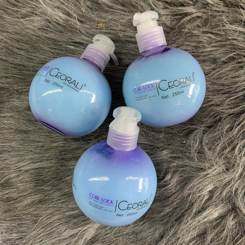 Gel giữ nếp tóc xoăn, uốn, cho nam nữ Ceorali 250ml