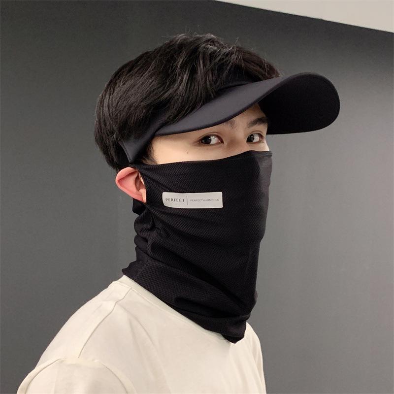 Product Introduction of Summer Ice Silk Sunscreen Mask For Men Women UV Solar Arm Sleeves Ice Silk Driving Arm Cover Cycling Face Cover Bandana Scarf 18