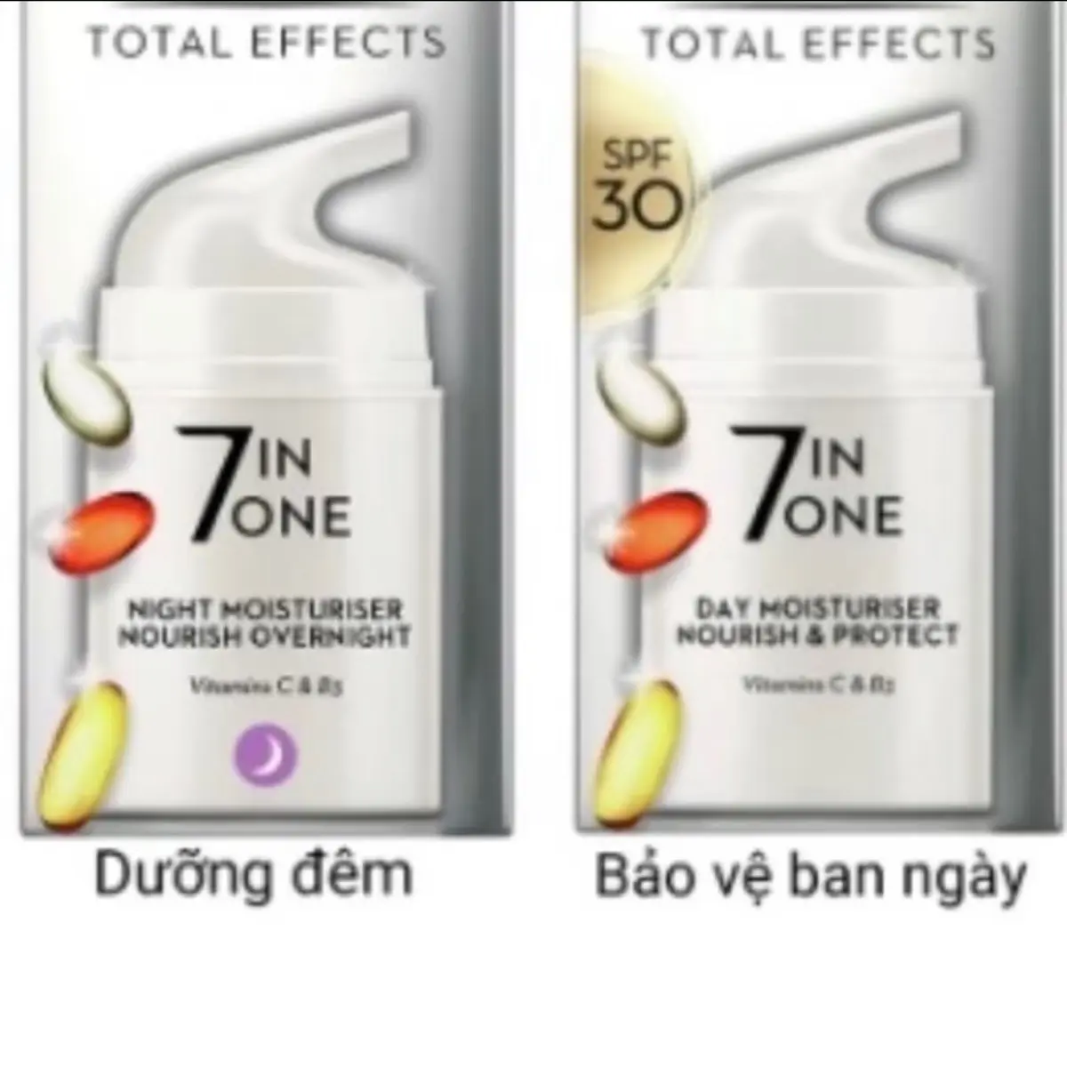 Kem Dưỡng Total Effects 7inone Bản UK 50ml