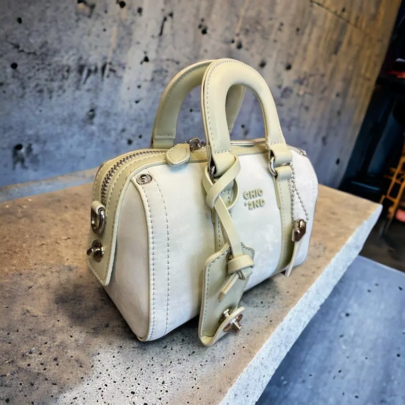 Túi Xách Nữ Chio Đeo Chéo Size 18 Da Pu Mẫu Mới 2025 1789 Bag Nữ Nhung Kem tui qc 5