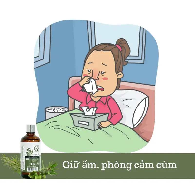 Tinh Dầu Tràm Huế 100ml tặng vỏ dây treo kim tuyến 8ml 6