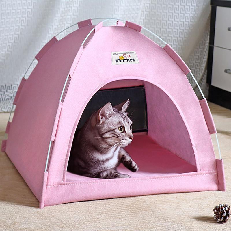 Pet Tent Bed Cats House Supplies Products Accessories Warm Cushions ...
