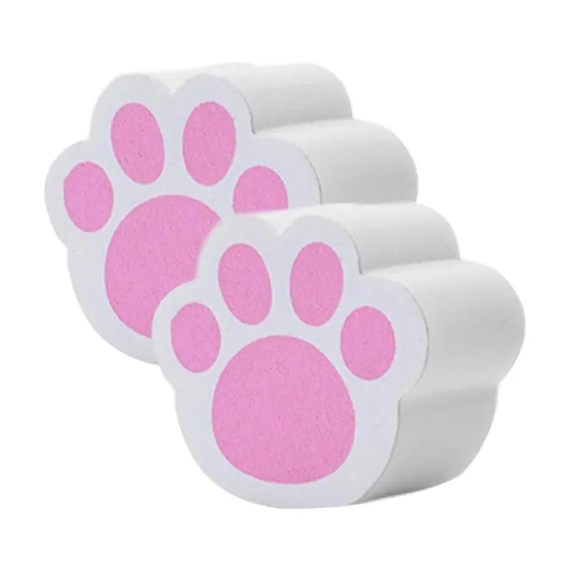 Paw Shaped Cleaning Sponge, 2 Counts/set Instantly Removing Stains Cleaning Sponge, Bathroom & Toilet Cleaning Sponge, Home Care Supplies 0