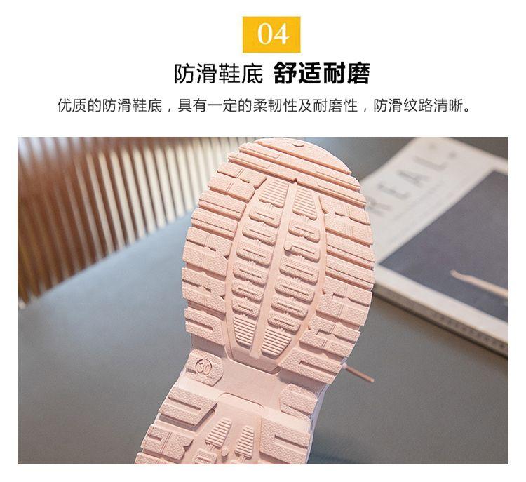 Product Introduction of Kasut Kanak-kanak, Fesyen, untuk Perempuan dan Lelaki, Sesuai untuk Musim Bunga dan Musim Luruh, Saiz 6-12 Tahun, Sneaker, Kasut Jaring Bernafas, Kasut Putih, Ketibaan Baru 8