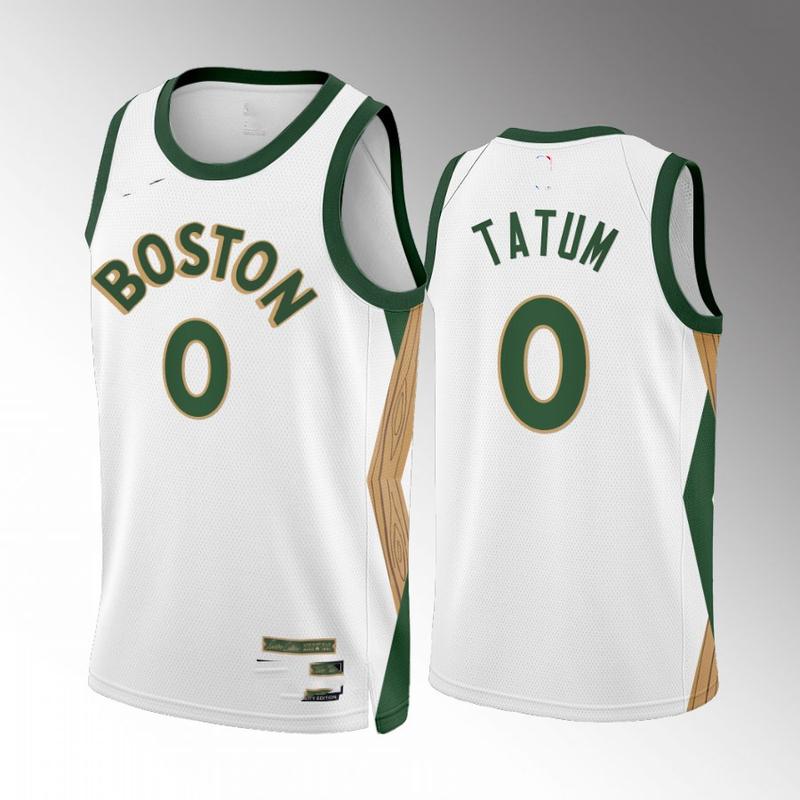Áo Thi Đấu Boston Celtics Jayson Tatum Dri-FIT Phiên Bản Thành Phố, Dành Cho Nam, Áo Thi Đấu Swingman Sport Top 1