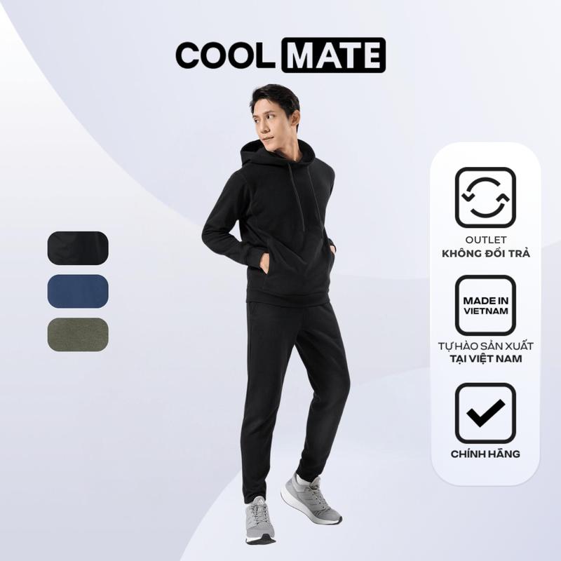 [Outlet Không đổi trả] Set bộ nỉ nam có mũ - Áo Hoodie & Quần Jogger nam năng động