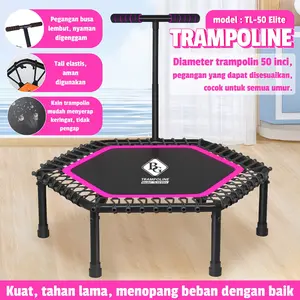 Bettergrow Trampoline Fitness Home Gym Kuat Hingga 300KG Alat Olahraga Lompat Trampolin Anak Dewasa