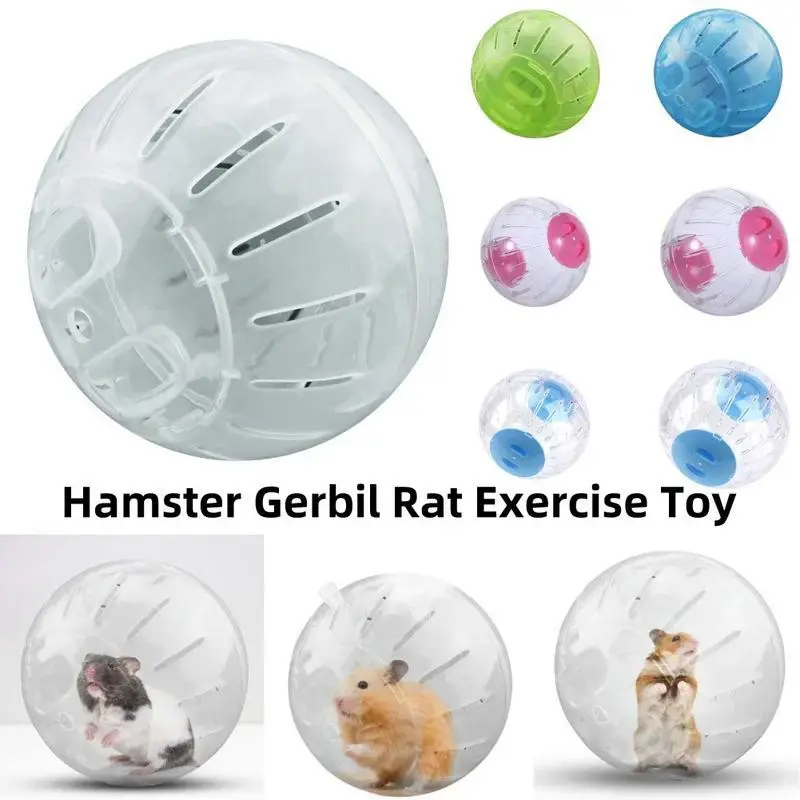 Hamster sports balls, outdoor sports balls, mouse balls, suitable for small animals such as mice, mice, and gerbils, 10 / 12cm, exercise toys