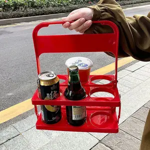 Rak Keranjang Bir / Wine Beer Rack / Beer Bottle Carrier Dapat Digunakan Kembali