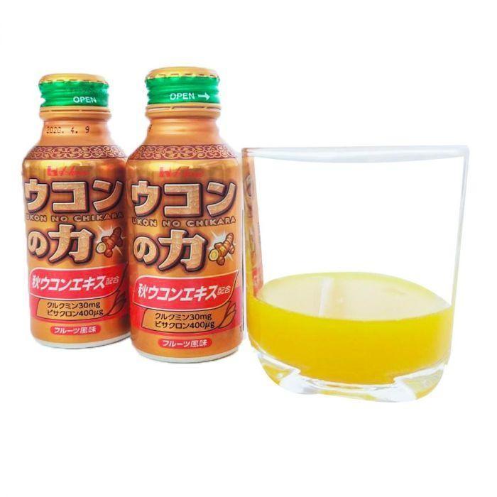 [HOT] SET 6 LON NƯỚC UỐNG TINH NGHỆ GIẢI RUOU HOUSE UKON NO CHIKARA NHẬT BẢN (100ML/ CHAI) trắng 3