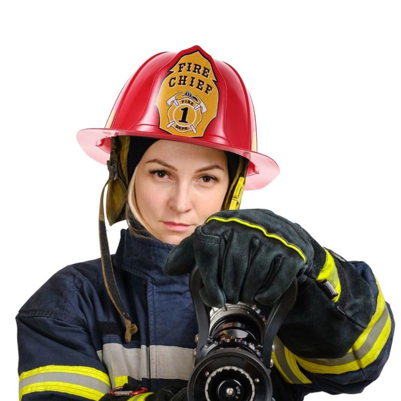 Product Introduction of Construction Hat Toys Fireman Hat Simulation Fireman Hat Adjustable Fireman Safety Helmet Makeup Toys Plastic Fireman Hat Toy Kids Toys 15