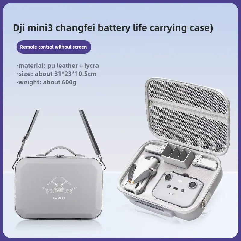 Không có drone！Không có drone！úi lưu trữ, Áp dụng cho DJI Mini3 và Mini3Pro, Hộp Cầm Tay, Thích hợp cho máy bay không người lái / máy ảnh, Phụ kiện ba lô máy bay không người lái 6