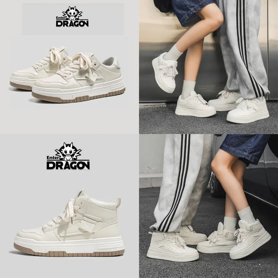 Giày Thể Thao Nam Nữ, Dragon Series, Dragon de Monaco, Phiên Bản Ngắn Cao Cổ, Hàng Mới Về, Năm 2025, Cuộc Sưu Tập Monaco, Nhập Môn