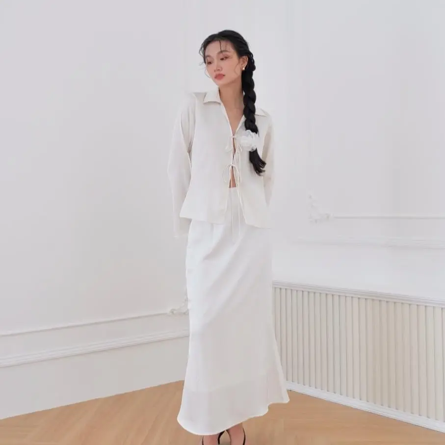 Ceci Cela - Chân váy lụa dáng đuôi cá Silk thanh lịch
