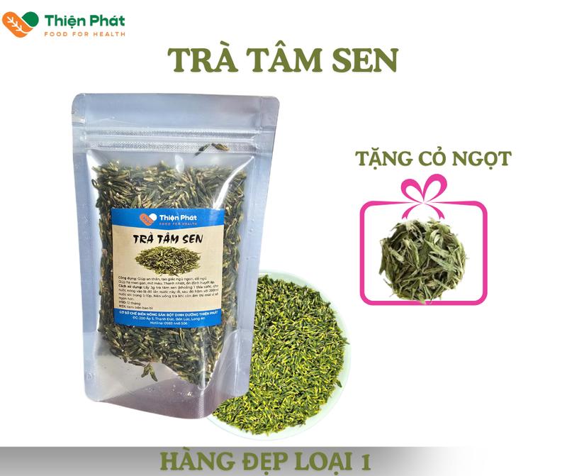 100g Trà Tâm Sen Tim sen Sấy Lạnh - Hỗ Trợ Mất Ngủ An Thần 100g Nước Trà Tea Chè tặng cỏ ngọt dễ uống trà hoa hồng 9 vị