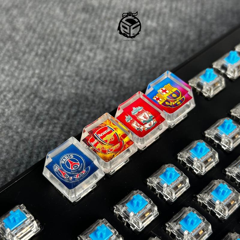 Nút ấn bàn phím cơ, keycap lẻ logo các đội bóng FC keycap