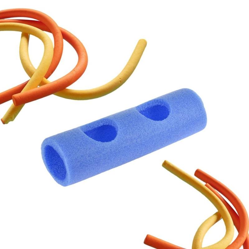 Product Introduction of New Swim Pool Accessories Swimming Pool Noodle Connectors Training Aids Swimming Stick Holed Foam Connector 0-7 Holes Kids' Swim Noodles Noodle Builder Connector 17