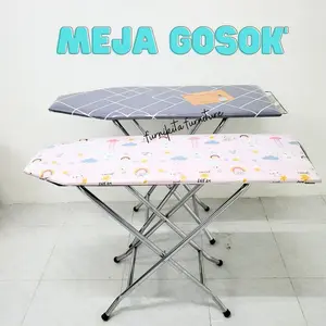 SALE MEJA GOSOK MEJA SETRIKA KAKI CHROME  UKURAN BESAR