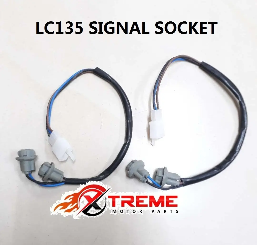 2PCS YAMAHA LC135 V1 V2 FRONT SIGNAL SOCKET WIRING SIGNAL LAMP LIGHT