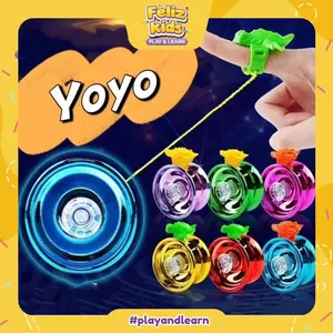 [FELIZKIDS] [FK402] Mainan Anak Yoyo Besi Chrome Goodie Bag Hadiah Mainan Edukasi Yoyo Metal Jadul