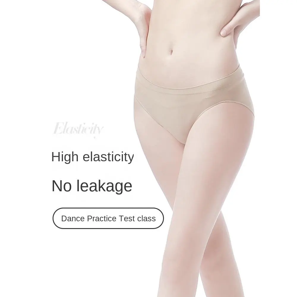 Dance Special Underwear Art Exam Gym Outfit Inner Wear Children Ballet Practice Low Waist Invisible High Fork Briefs for Women Womenswear Panty Comfort Basic