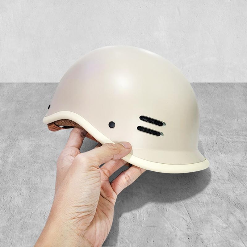 Mũ Bảo Hiểm Nửa Đầu Fom Dáng Cá Heo Thông Gió - Nam Nữ